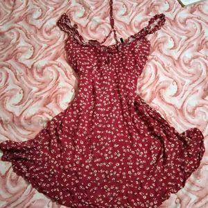 Cutesy Red Mini Dress🍒