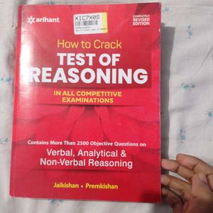 Arihant Cuet Reasoning