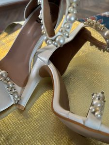 White Pearl Heels