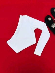 H&amp;M White One Side Top