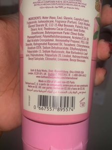 Bath and body Works gingham gorgeous  loti