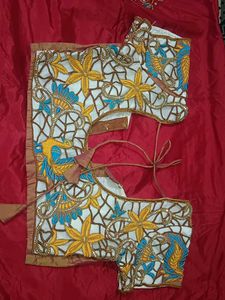 Embroidered Sari Blouse