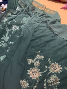Beautiful Embroidered Sequence Saree