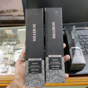 Pack Of 2 Killer Liquid Deodorant Gas Free Body Spray