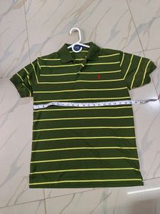 Title: 🔥 Stylish Green-Yellow Polo – Must-Have! ✨