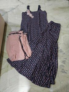 Shirt With Sharara N Dupatta
