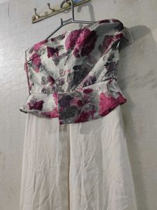 Kazo Tube Floral Jumpsuit