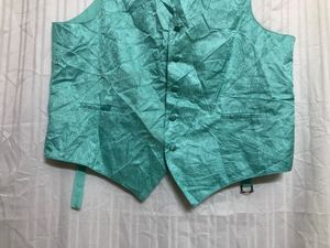 Vesuvio Napoli Cyan Formal Vest