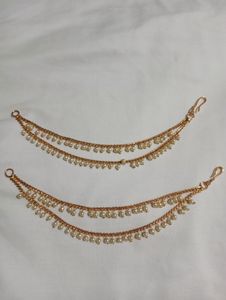 Combo Of Earring Chain And Mangtika