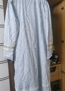 chikankari Plus size kurti