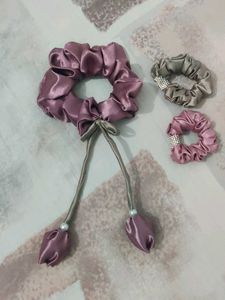 Silk Scrunchie Set New Piece