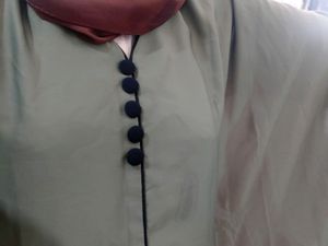 Beautiful Olive Color Kaftani Abaya New