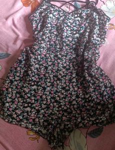 H&amp;M Divided Floral Romper