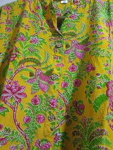 Floral Print Kurta