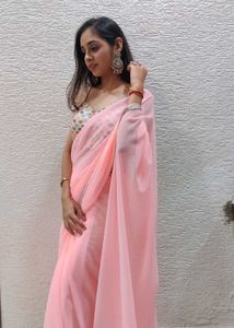 Pink Saree