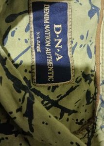 Green Cotton Blend Shirt