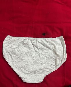 Gray Cotton Briefs