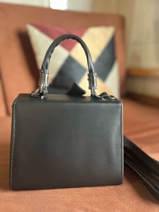 Matte Black Handbag For Women