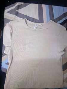 Beige H&M Top