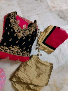 Anar Kali Dress Full Gear Daimond Work 🔥