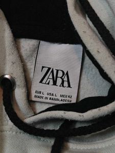 Zara light green Hoodie
