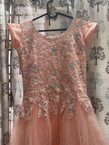 Elegant Pink Ethnic Gown