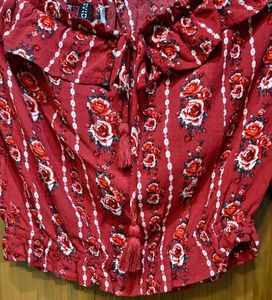 H&amp;M Off-Shoulder Top