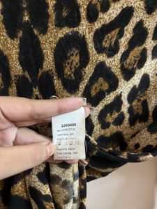 Sale-Shein Leapord Print Top