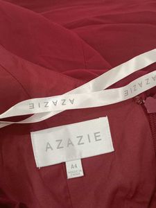Elegant  Burgundy Azazie Dress (A4)