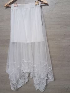 White Lace Skirt