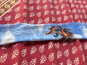 Angel Print Mesh Top