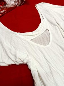 🤍White Flutter Sleeve Top🤍