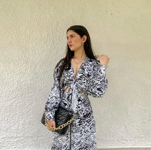 Trendy Black &amp; White Co-ord Set