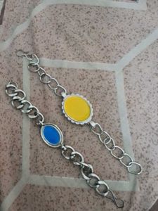 Silver Bracelets For Mens ( Set Of 2)