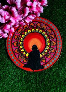 Handcrafted Mandala Wall Art - Shri Swami Samarth
