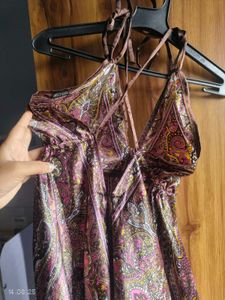 Paisley Halter Maxi Dress
