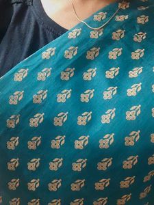 Elegant Teal Saree