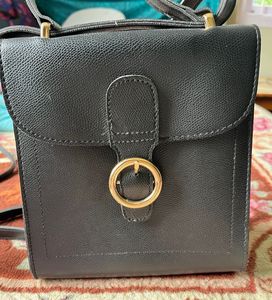 Black Mini Sling Bag From Usupso