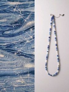 Beaded Blue Necklace