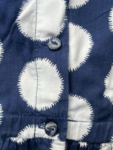 Navy &amp; White Polka Dot Tommy Hilfiger Dress