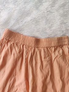 PEACH COLORED FIT PANT