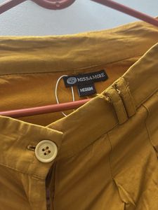 Mustard Wide Leg Pants
