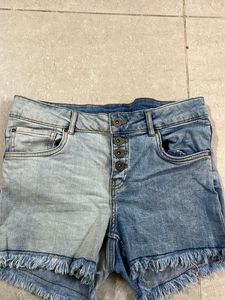 denim Shorts By Westside 💗