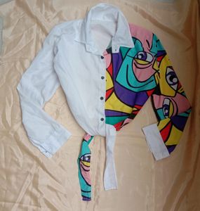 One Side Printed Shirt