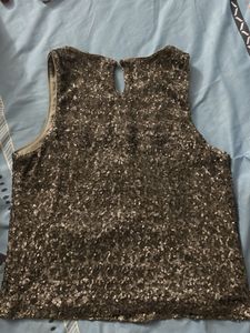 Concert ready Shimmer - Silver Sequence top