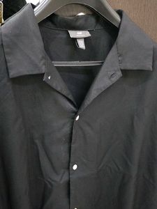 H&amp;M Oversized cuban collar Shirt