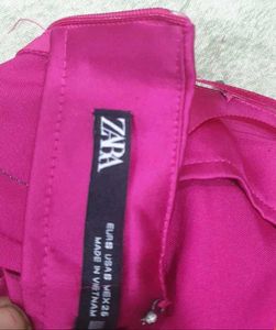 Pink Strapless Mini Dress