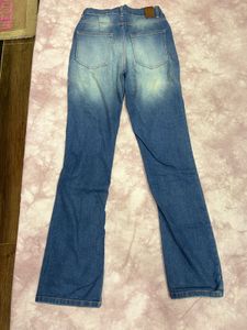 Street9 Blue Denim Jeans with Slit Hem – Size 26