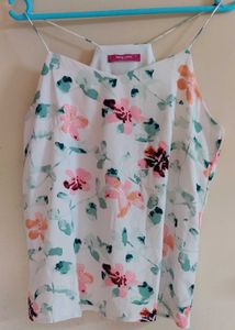 White Floral Top