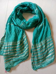 Mint+white Dupattas